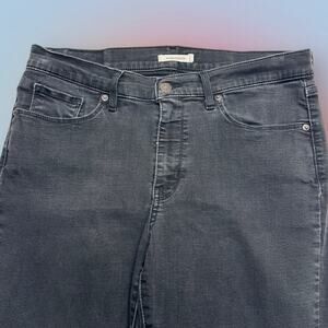 LEVI’S Women’s 12 Short Black CLASSIC BOOTCUT Jeans